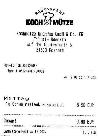 vnag H�ffner Kochm�tze Restaurant